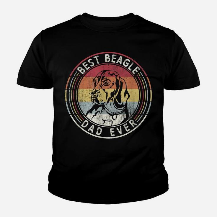 Vintage Best Beagle Dad Ever Father's Day Mens Youth T-shirt