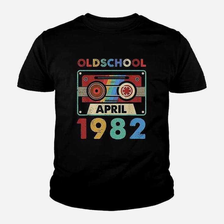 Vintage Cassette Oldschool April 1982 39Th Birthday Youth T-shirt