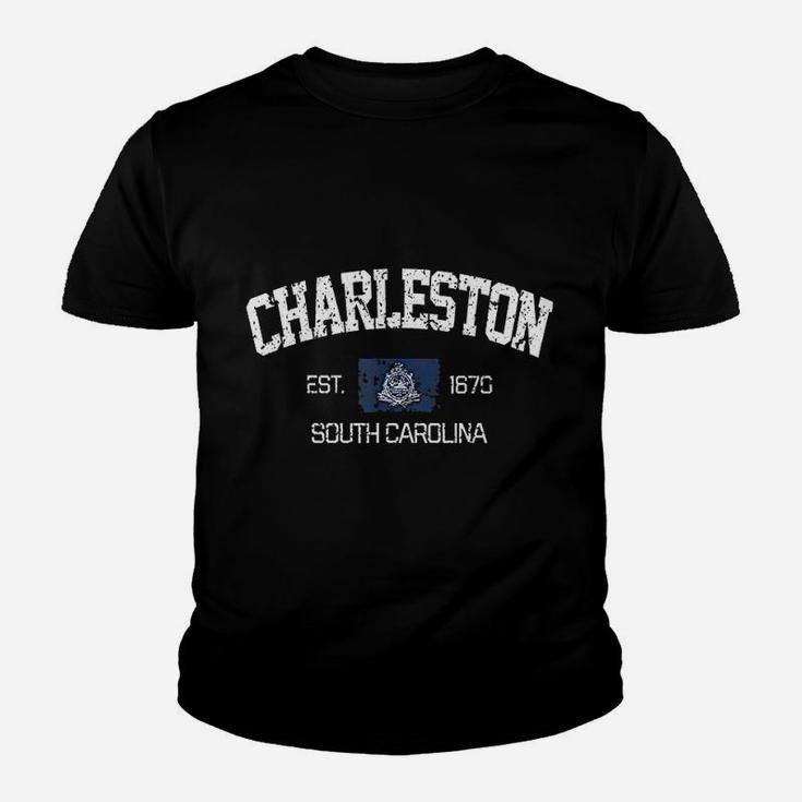 Vintage Charleston South Carolina Est 1670 Youth T-shirt