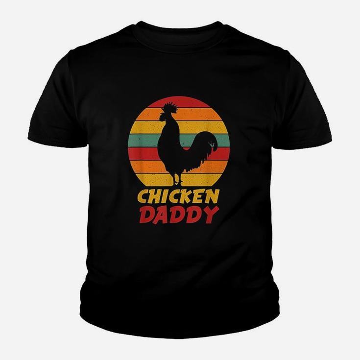 Vintage Chicken Daddy Farmer Country Farm Men Boys Youth T-shirt