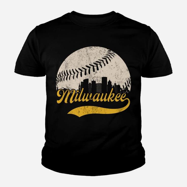 Vintage Distressed Milwaukee Baseball Apparel Youth T-shirt