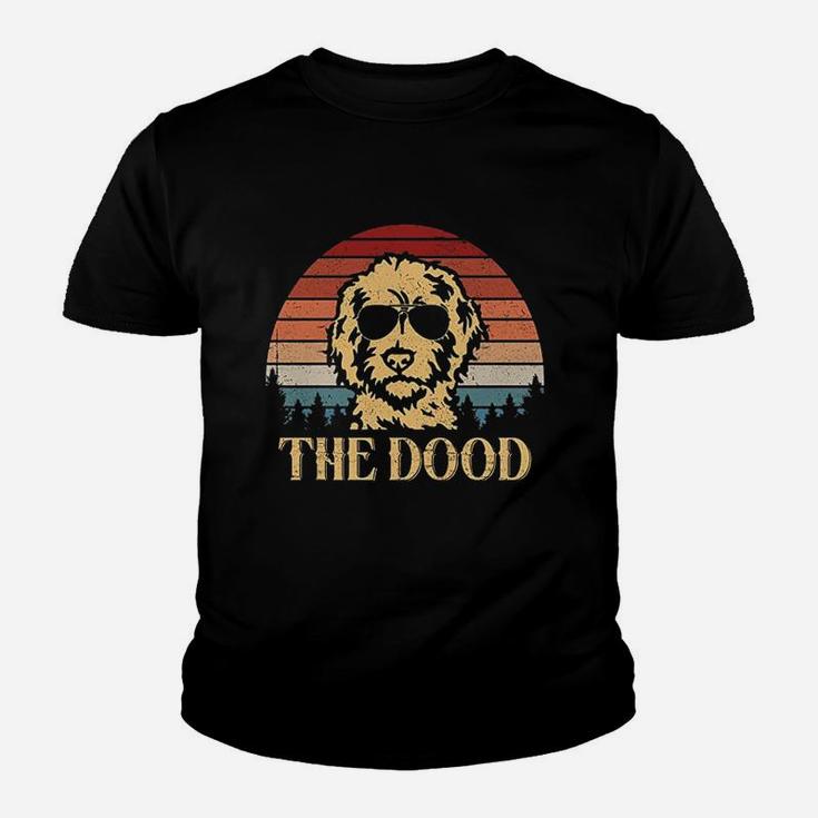 Vintage Goldendoodle The Dood Gift Dad Mom Youth T-shirt