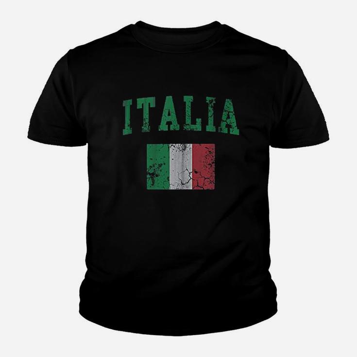 Vintage Italia Flag Youth T-shirt
