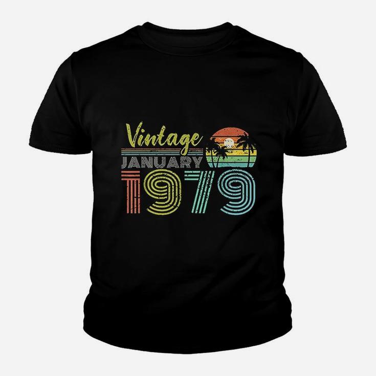 Vintage January 1979 42 Years Old Birthday Youth T-shirt