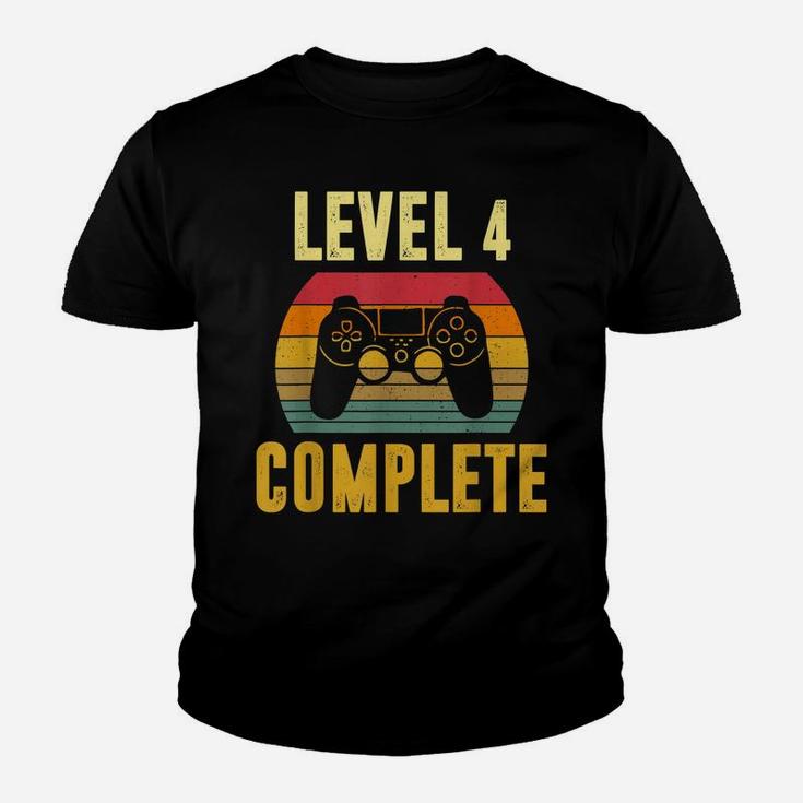 Vintage Level 4Th Complete 4 Year Wedding Anniversary Youth T-shirt