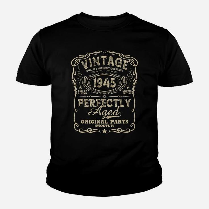Vintage Made In 1945 76Th Birthday Gift Youth T-shirt