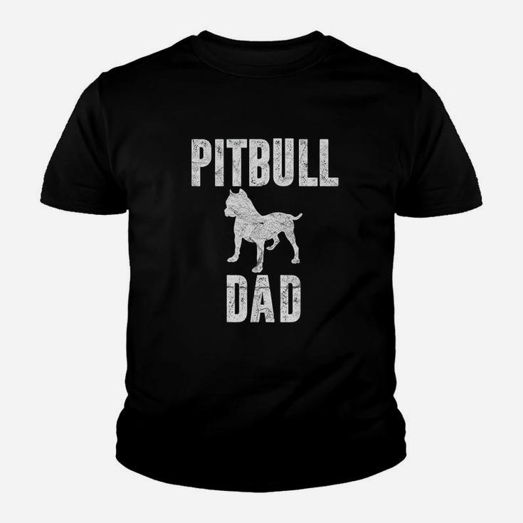 Vintage Pitbull Dad Gift Dog Lover Pet Daddy Pit Bull Father Youth T-shirt