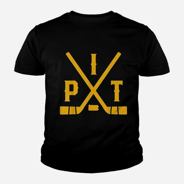 Vintage Pittsburgh Ice Hockey Youth T-shirt