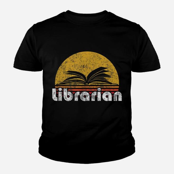 Vintage Reading Book Shirt Librarian Retro Sunset Gift Youth T-shirt