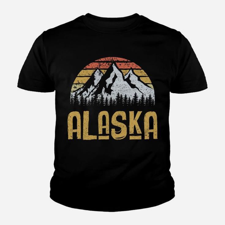 Vintage Retro Alaska US Mountains Glacier Hoodie Youth T-shirt