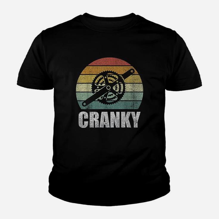 Vintage Retro Bicycle Cranky Gifts For Cycling Lovers Cranky Youth T-shirt