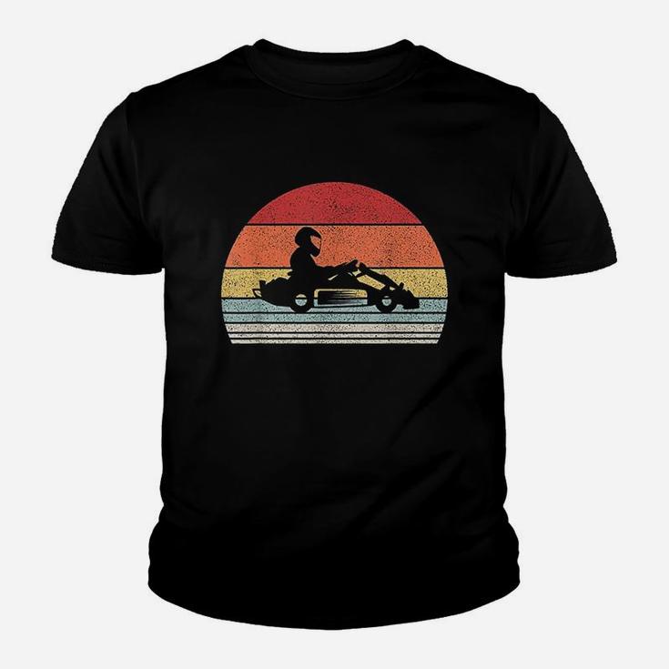 Vintage Retro Go Kart Driver Racing Gift Go Karting Youth T-shirt
