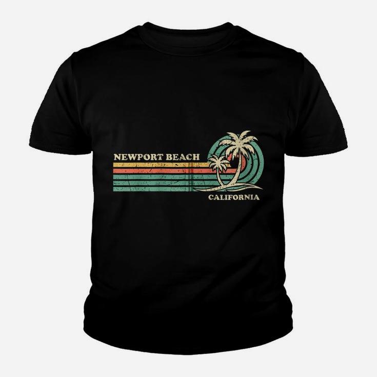 Vintage Retro Summer Vacation California Newport Beach Zip Hoodie Youth T-shirt