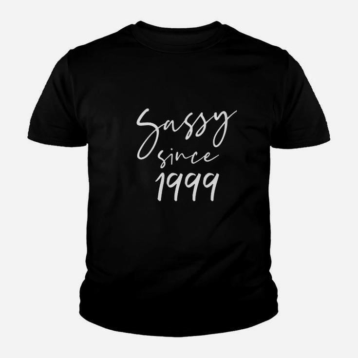 Vintage Sassy Since 1999 Classic Awesome Gift Mama Love Youth T-shirt