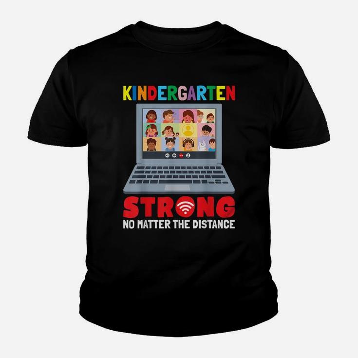 Virtual Kindergarten Funny 100 Days Of School Teacher Gift Youth T-shirt