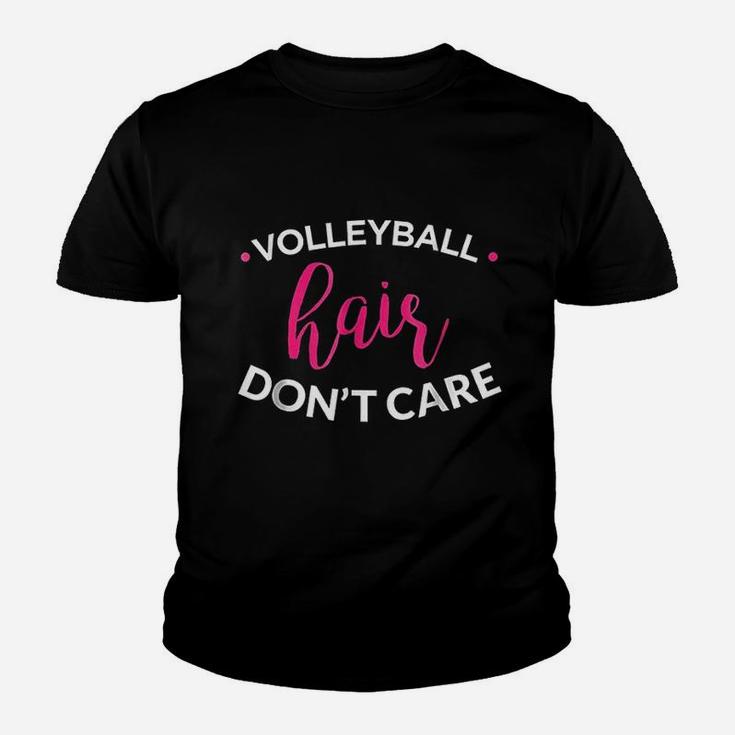 Volleyball Hair Do Not Care Youth T-shirt