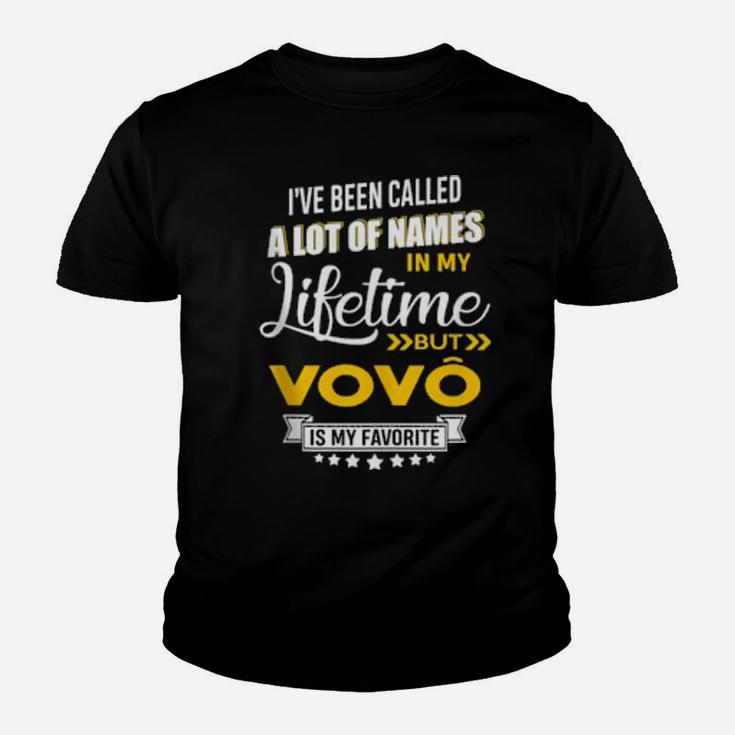 Vovo Is My Favorite Name Portuguese Grandpa Xmas Youth T-shirt