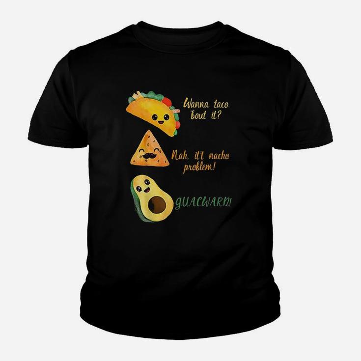 Wanna Taco Bout It Funny Tacos Youth T-shirt