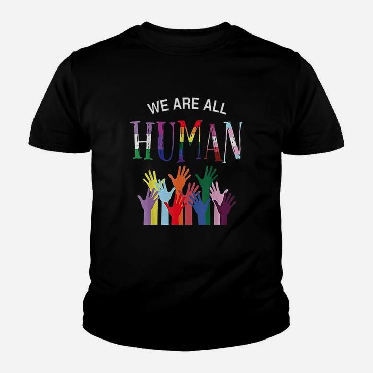 We Are All Human For Pride Transgender Gay Youth T-shirt