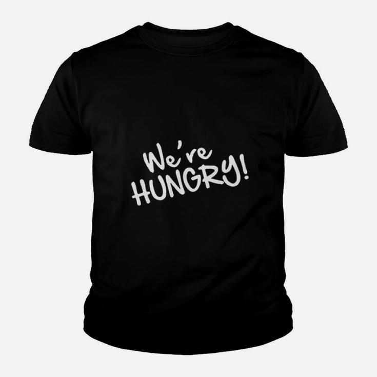 We Are Hungry Funny Baby Bump Announcement Youth T-shirt