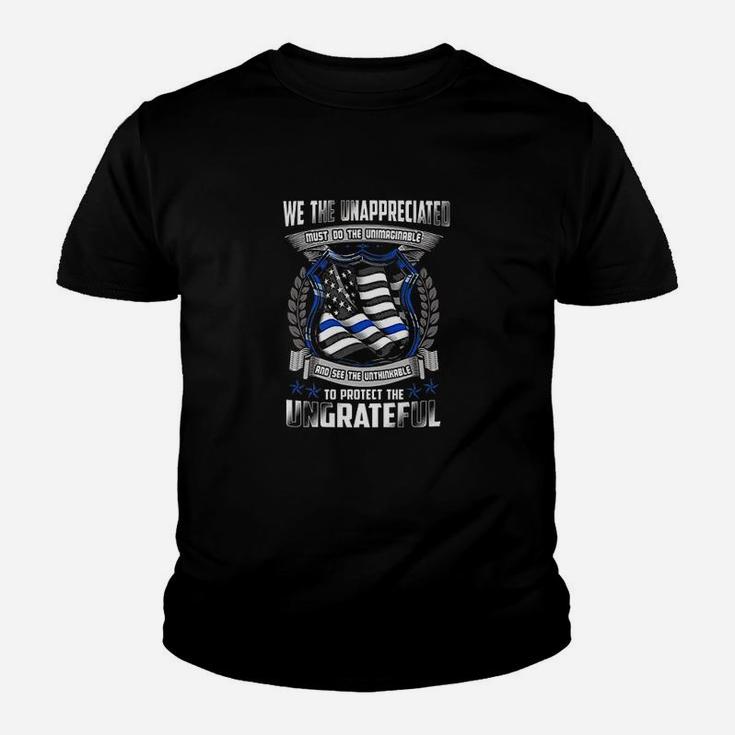 We The Unappreciated Must Do The Unimaginable Police Youth T-shirt