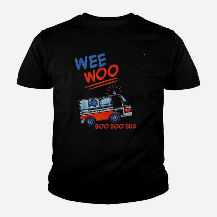 Wee Woo Boo Boo Bus Ambulance Funny Youth T-shirt