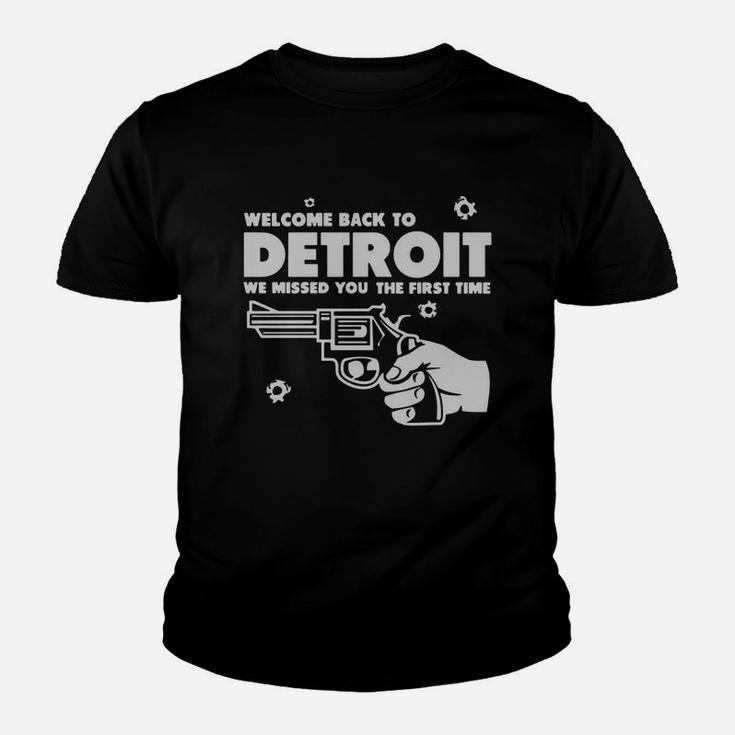 Welcome Back To Detroit T-shirt Youth T-shirt