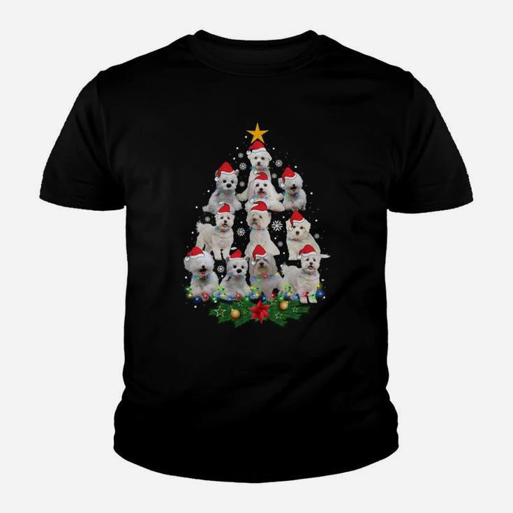 Westie Christmas Tree Funny Dog Christmas Pajamas Gift Xmas Sweatshirt Youth T-shirt