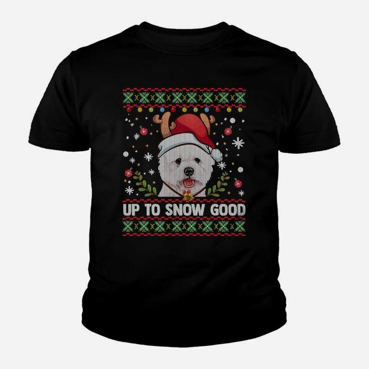 Westie Dog Reindeer Christmas Gift Men Women Ugly Sweater Sweatshirt Youth T-shirt