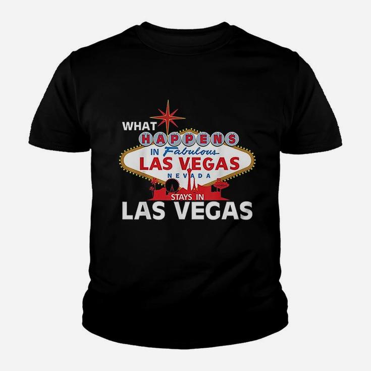 What Happens In Las Vegas Stays In Vegas Youth T-shirt