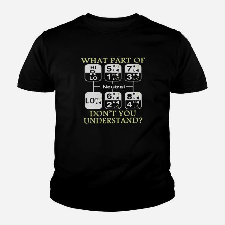 What Part Of Neutral Dont You Understand Youth T-shirt