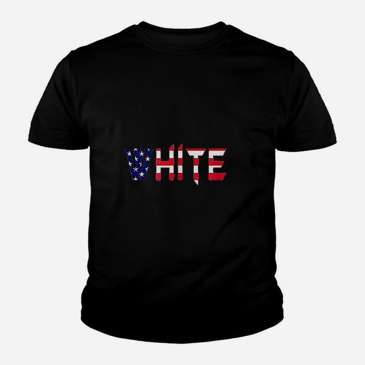 White American Flag Youth T-shirt