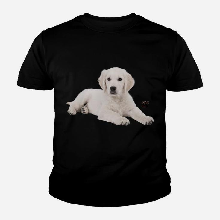 White Labrador Retriever Shirt Yellow Love Lab Mom Dog Dad Youth T-shirt