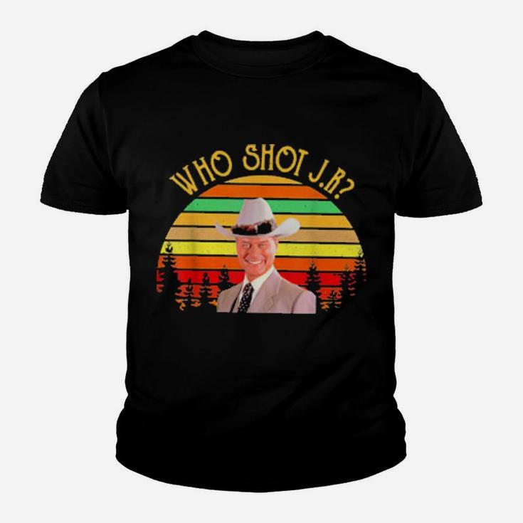 Who Shot J R Vintage Youth T-shirt