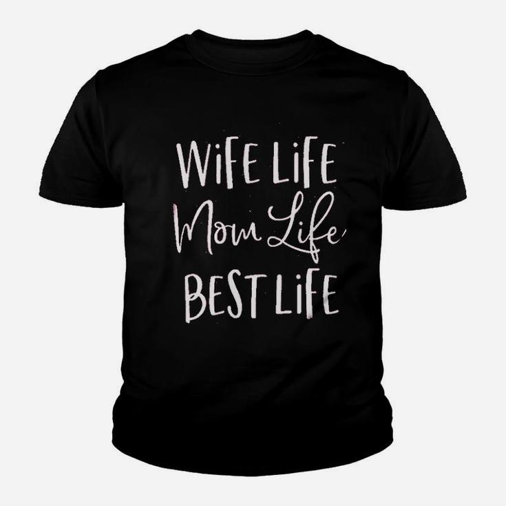 Wife Life Letter Youth T-shirt