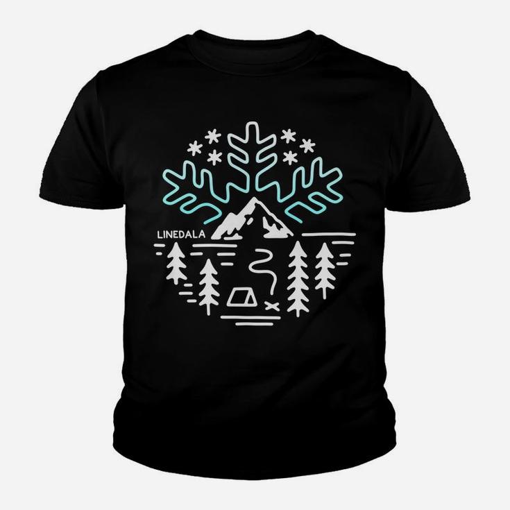 Winter Camping | Snowflake | Mountain Snow | Funny Vintage Sweatshirt Youth T-shirt