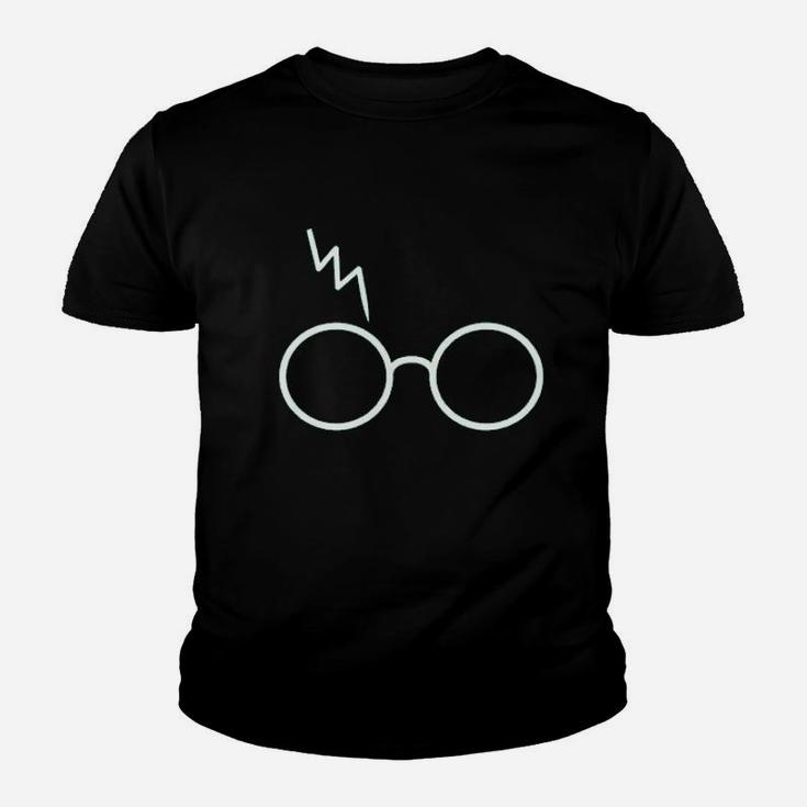 Wizard Hp Glasses Scar Lightning Youth T-shirt