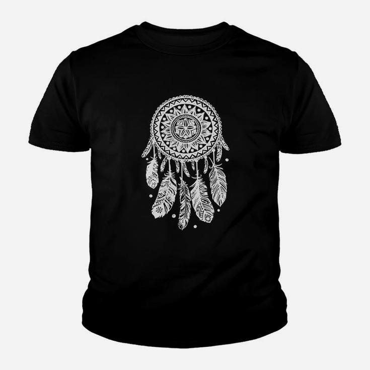 Women Dream Catcher White Native Youth T-shirt