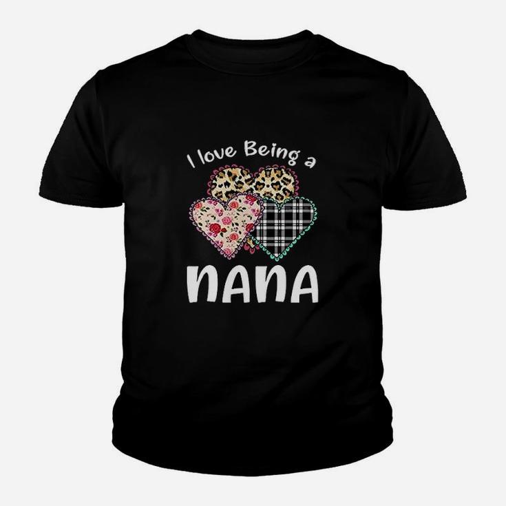 Women Grandma Nana I Love Being A Nana Youth T-shirt