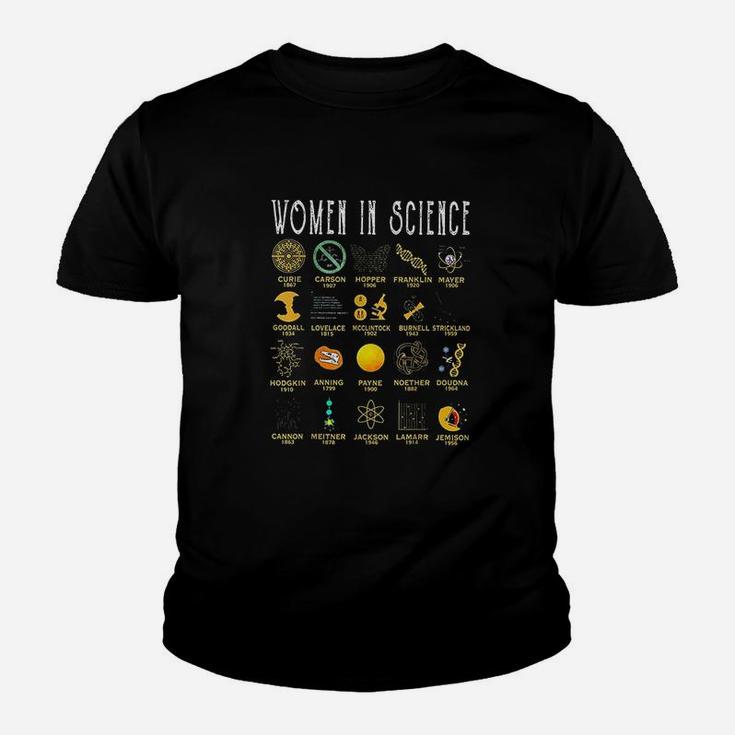 Women In Science Youth T-shirt
