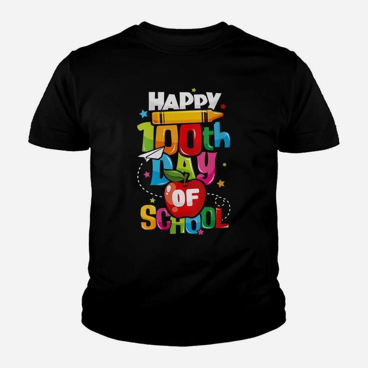 Womens 100Th Day Of School Gift For Teachers Happy 100 Days Youth T-shirt
