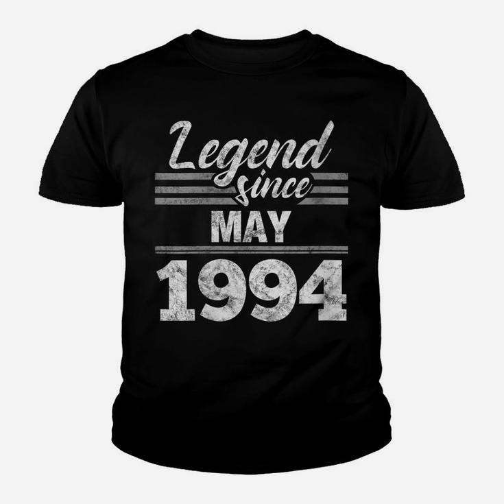 Womens 25Th Birthday Gift Legend Since May 1994 Youth T-shirt
