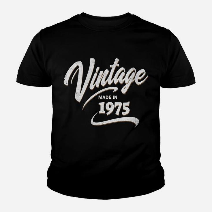 Womens 45Th Birthday Gift Vintage Made In 1975 For Men Women Youth T-shirt
