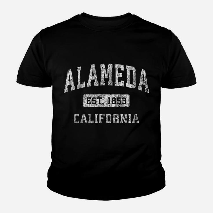 Womens Alameda California Ca Vintage Classic Established Design Youth T-shirt