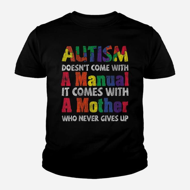 Womens Autism Awareness Proud Mom Mother Autistic Kids Awareness Youth T-shirt