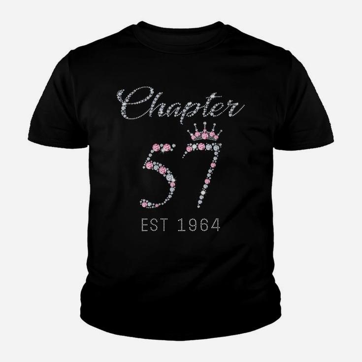 Womens Chapter 57 Est 1964 57Th Birthday Tee Gift For Womens Youth T-shirt