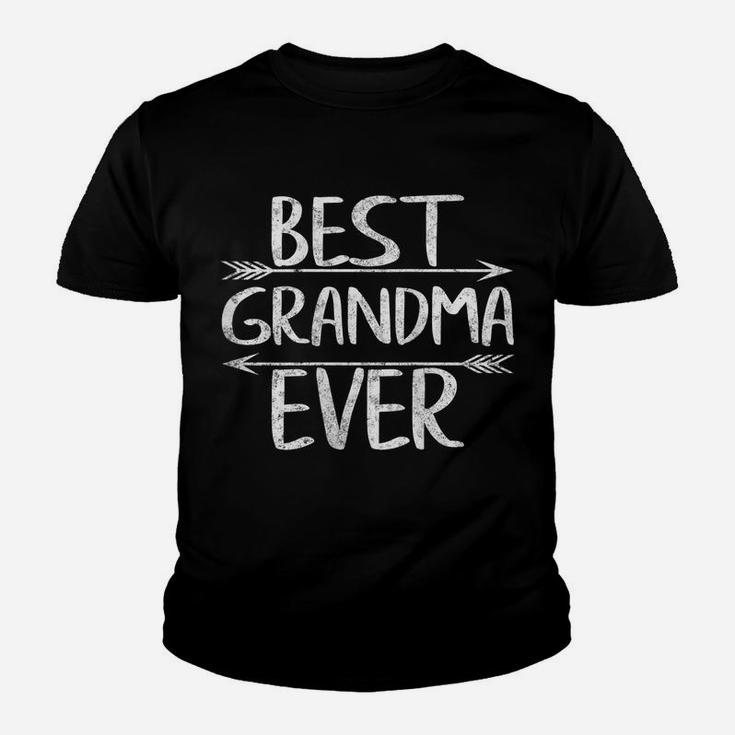 Womens Cute Mother's Day Funny Grammy Gift Best Grandma Ever Youth T-shirt