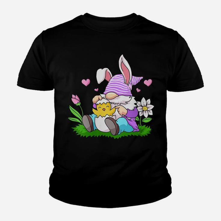 Womens Easter Gnome Shirt Bunny Egg Hunting Women Spring Gnomes Youth T-shirt