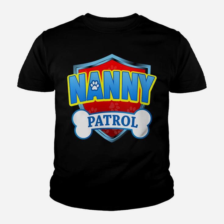 Womens Funny Nanny Patrol - Dog Mom, Dad For Men Women Youth T-shirt