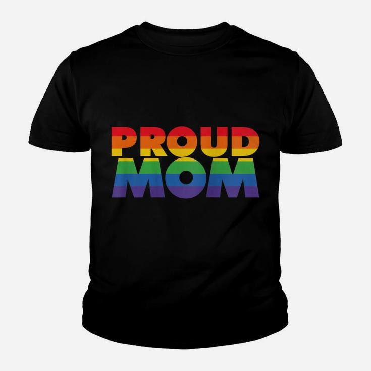 Womens Gay Pride Shirt Proud Mom Lgbt Parent T-Shirt Father's Day Raglan Baseball Tee Youth T-shirt